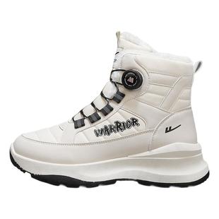 回力雪地靴男冬季加绒加厚保暖东北棉鞋皮毛一体男士户外防寒棉靴