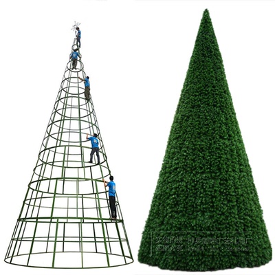 户外大型圣诞树骨架子3-12米现货