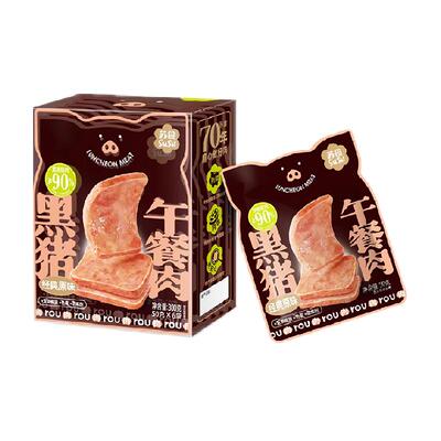 苏食老字号黑猪午餐肉300g×3盒