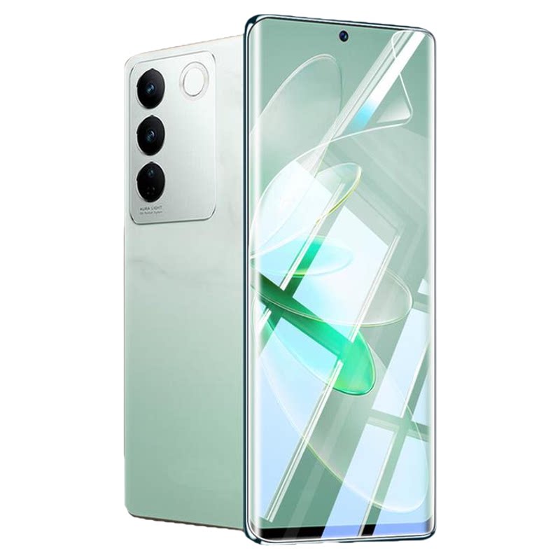 云曼丰适用vivos16钢化水凝膜s16pro手机膜vivis17vivo全包vovos16e全屏s50新款软膜vovis18viv0s15保护viovs