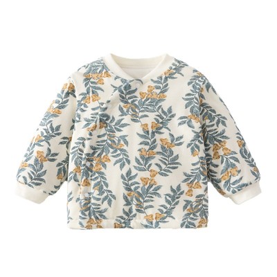 140克婴儿夹棉加厚外套儿童棉服