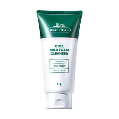 买2发6VT老虎积雪草洗面奶300ml!