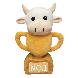 创意恶搞真牛杯B玩偶抱枕鲨杯冠军奖杯玩具牛啤活动礼物优趣优品