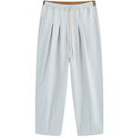 英氏孕妇休闲裤春季纯色百搭宽松阔腿裤2026新款舒适亲肤直筒裤子