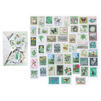 复古邮票文创装饰高颜值贴纸包