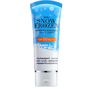 泰国Mistine雪花冰点面部防晒霜乳脸部白皙清爽防水防汗隔离30ml