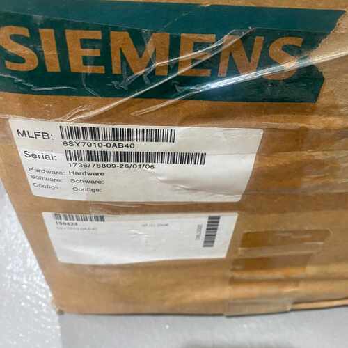 溢价-SIMADYN D控制器，型号6SY7010-