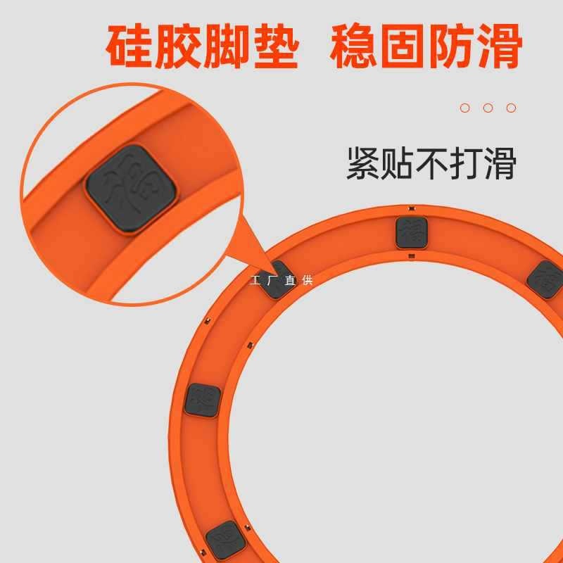 ft餐桌电动转盘静音款旋转钢化玻璃家用实板木桌酒店转盘岩转餐桌