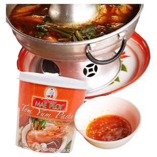 泰娘冬阴功汤料冬阴功酱1000g*12瓶 整箱 泰式酸辣汤料包火锅底料