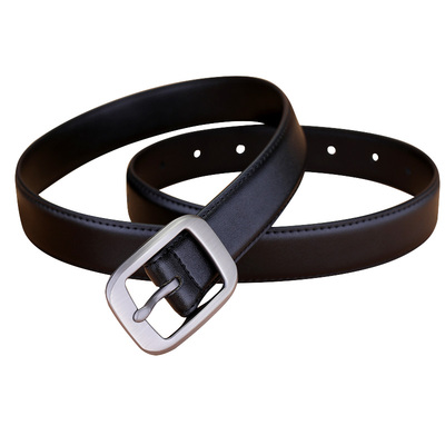 百搭神器！真皮牛皮女腰带显瘦