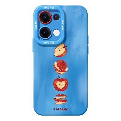 适用opporeno14手机壳女款reno12pro+保护套13全包9pro硅胶8防摔reno7se高级oppo软壳6/11苹果卡通10个性外壳