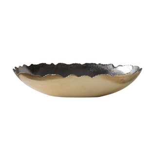 进口高级感果盘客厅家用精致高端零食干果摆放盘艺术感装饰摆件