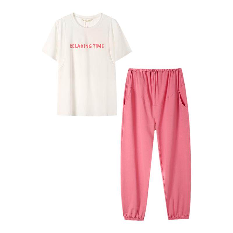 快乐屋可哺乳针织家居服套装