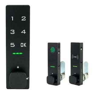 智能办公文件柜指纹锁木柜抽屉锁铁皮柜储物柜子锁信箱柜门密码锁