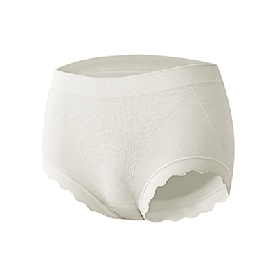 美宅无缝一体大码内裤女中腰