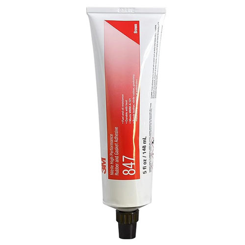 3M847胶水橡胶金属皮革塑料垫片胶粘剂847可加热固化耐油快速干燥
