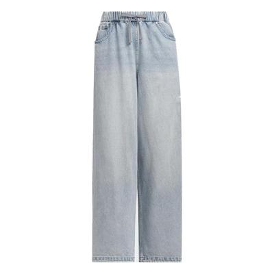 阿迪达斯三叶草女款牛仔运动裤