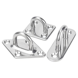 304不锈钢挂钩门扣椭圆形菱形方形圆形吊钩吊环 吊扇沙袋吊灯固定