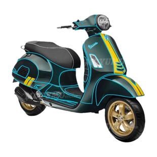 适用维斯帕Vespa GTS300隐形车衣车身保护贴膜透明TPU防刮改装件