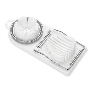 多功能切蛋器不锈钢手动松花蛋切片切鸡蛋神器二合一切皮蛋分割器