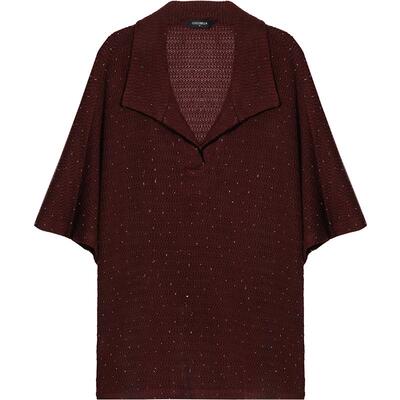 COCOBELLA蝙蝠袖针织POLO衫