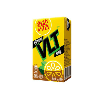 维他0糖柠檬茶饮料黑加伦菊花茶