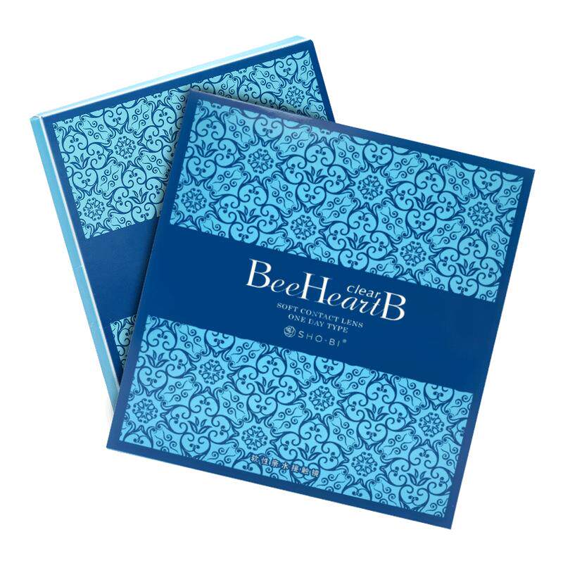 日本beeheartb日抛30片盒蜜心妍透明隐形眼镜天天抛近视