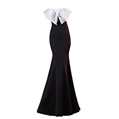 晚礼服裙女轻奢小众长款性感抹胸