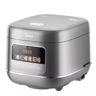 美的新款家用0涂层电饭煲316L不锈钢锅多功能智能3-4-6人官方正品