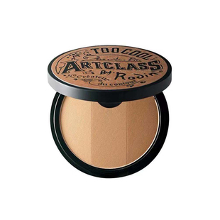 too cool for school涂酷修容盘三色粉饼高光阴影一体哑光鼻侧影