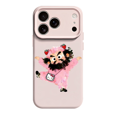 萌萌哒李逵适用苹果17情侣手机壳iPhone16promax磁吸15新款14搞怪13mini趣味12创意11个性抽象液态硅胶男女套