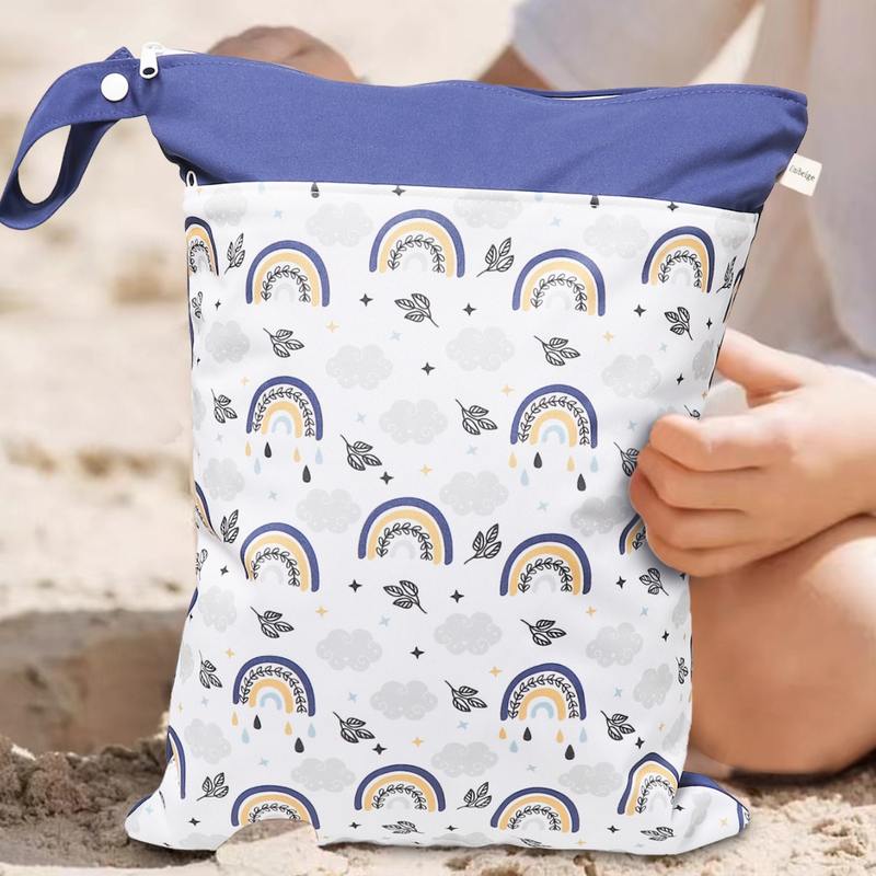 跨境现货旅行海边度假瑜伽wetbag游泳防水袋干湿收纳袋分离