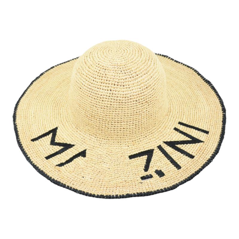 大檐遮阳草帽海滩度假女夏季
