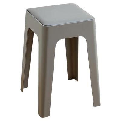 北欧简约可叠放软包吃饭餐桌凳子