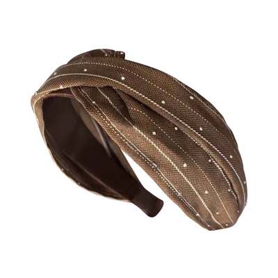 韩国baket发饰学院风条纹发箍