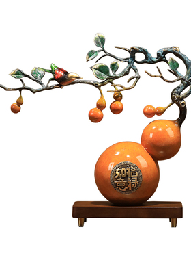 高档轻奢葫芦摆件装饰品