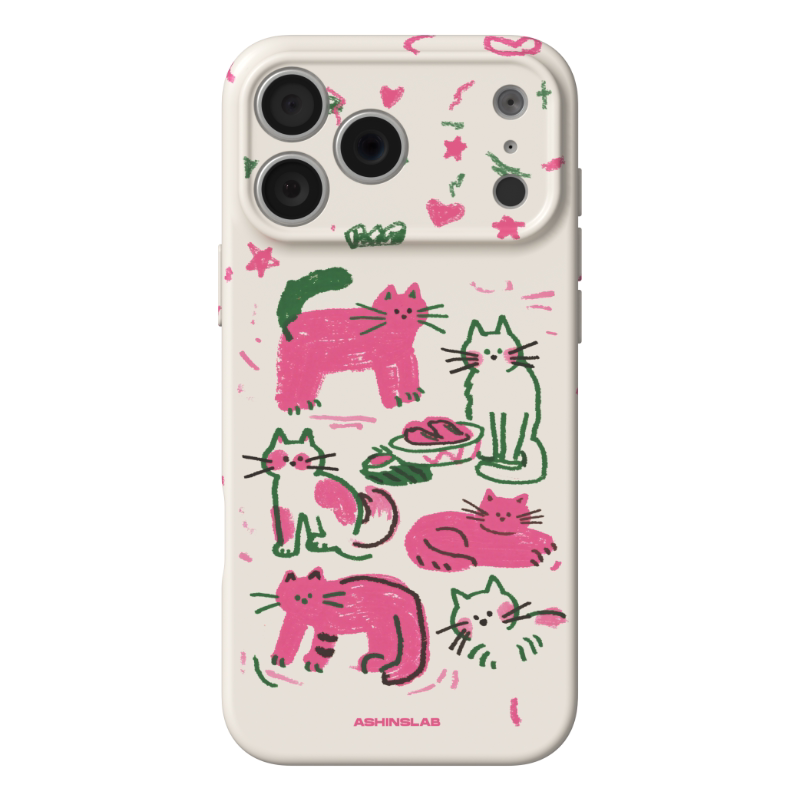 彩笔喵语 适用iPhone17ProMax软壳新款苹果18P华为mate80p精孔磨砂小米15小众不撞壳14plus全包