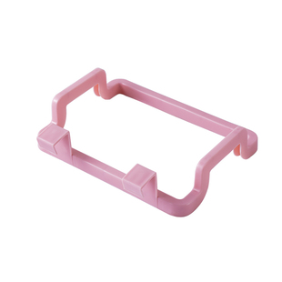 厨房垃圾桶挂式悬挂门背式手提垃圾袋支架门抹布挂架收纳挂袋简易