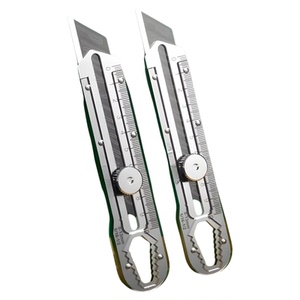 多功能不锈钢美工刀重型全钢加厚美工刀壁纸工业刀架刀具刀片耐用