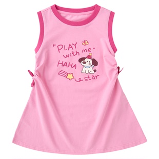 【7A抑菌】嘟嘟家女童裙子女宝夏天清凉背心连衣裙儿童夏季新款裙