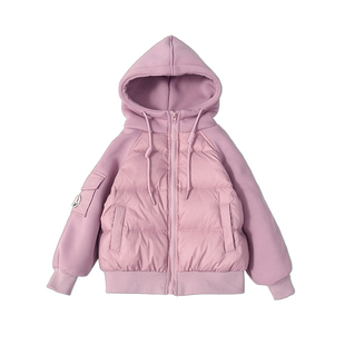 2025韩版新款儿童羽绒服秋冬女童时尚外套宝宝校服神器男童上衣潮
