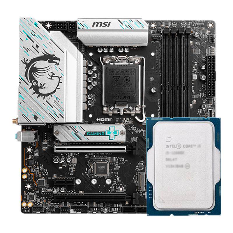 英特尔 i5 14600KF散片盒装搭配华硕微星B760/Z790板U游戏套装