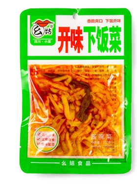 【整箱批发】幺姑102g20袋40袋小菜下饭菜香辣萝卜干小咸菜榨菜