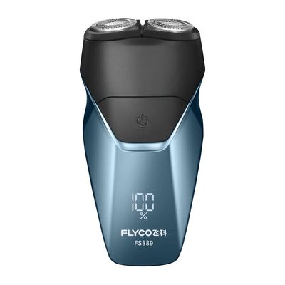 飞科双刀头精钢旋转水洗躺式剃须