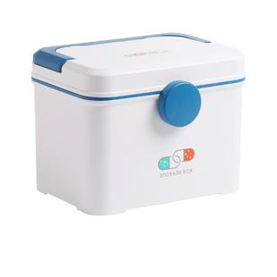 双层药箱家庭装家用大容量多层医药箱全套应急医护医疗药品收纳盒