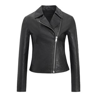 ALLSAINTS女士修身机车皮衣Vela夹克外套春秋季女装W089LB