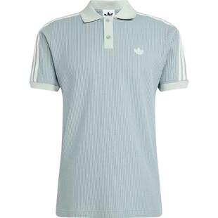 滔搏adidas阿迪达斯三叶草男子WAFFLE POLO运动休闲短袖T恤KX1231