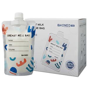 贝能储奶袋可连接吸奶器母乳保鲜袋直吸嘴式储存200ml存奶袋30片