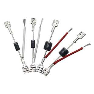 烤火炉IN5408二极管电热取暖器配件调温开关小太阳高低档位6A10