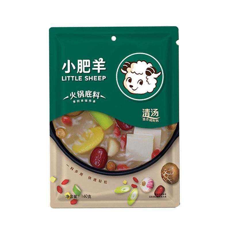 小肥羊火锅底料160g*6袋不辣清汤番茄辣汤家用汤料商用串串汤底